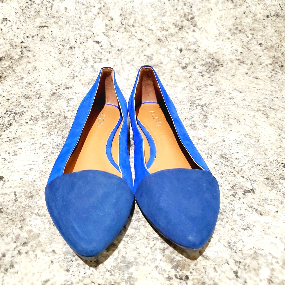 Aldo Velvet Fabric Flats Slip-on Shoes size 38